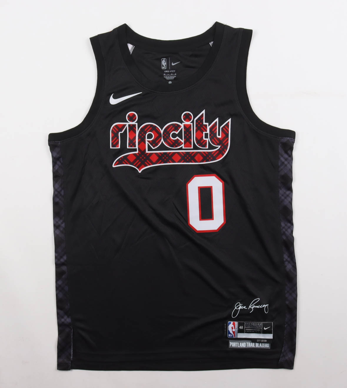 Scoot Henderson Signed Trail Blazers Nike Authentic Jersey (JSA) at PristineAuction.com Scoot Henderson Signed Trail Blazers Nike Authentic Jersey (JSA) at PristineAuction.com