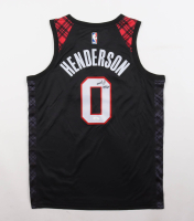 Scoot Henderson Signed Trail Blazers Nike Authentic Jersey (JSA) at PristineAuction.com