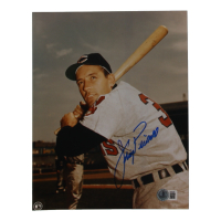 Jimmy Piersall Signed Indians 8x10 Photo (Beckett) at PristineAuction.com