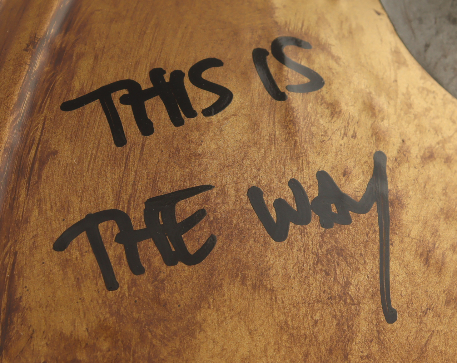 Emily Swallow Signed "Star Wars" Black Series The Armorer Helmet Inscribed "This Is the Way" (Celebrity Authentics) at PristineAuction.com Emily Swallow Signed "Star Wars" Black Series The Armorer Helmet Inscribed "This Is the Way" (Celebrity Authentics) at PristineAuction.com