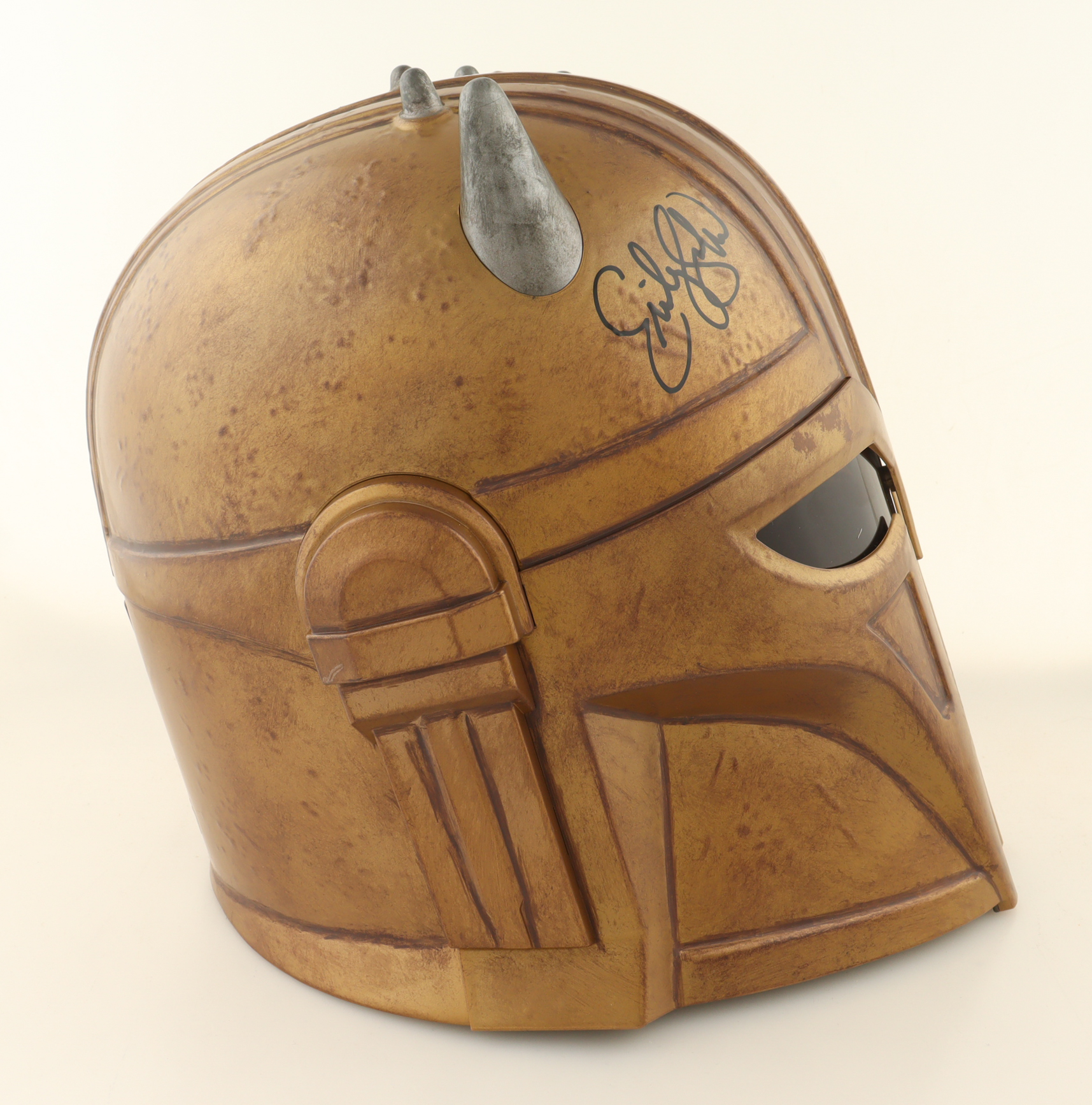 Emily Swallow Signed "Star Wars" Black Series The Armorer Helmet Inscribed "This Is the Way" (Celebrity Authentics) at PristineAuction.com Emily Swallow Signed "Star Wars" Black Series The Armorer Helmet Inscribed "This Is the Way" (Celebrity Authentics) at PristineAuction.com