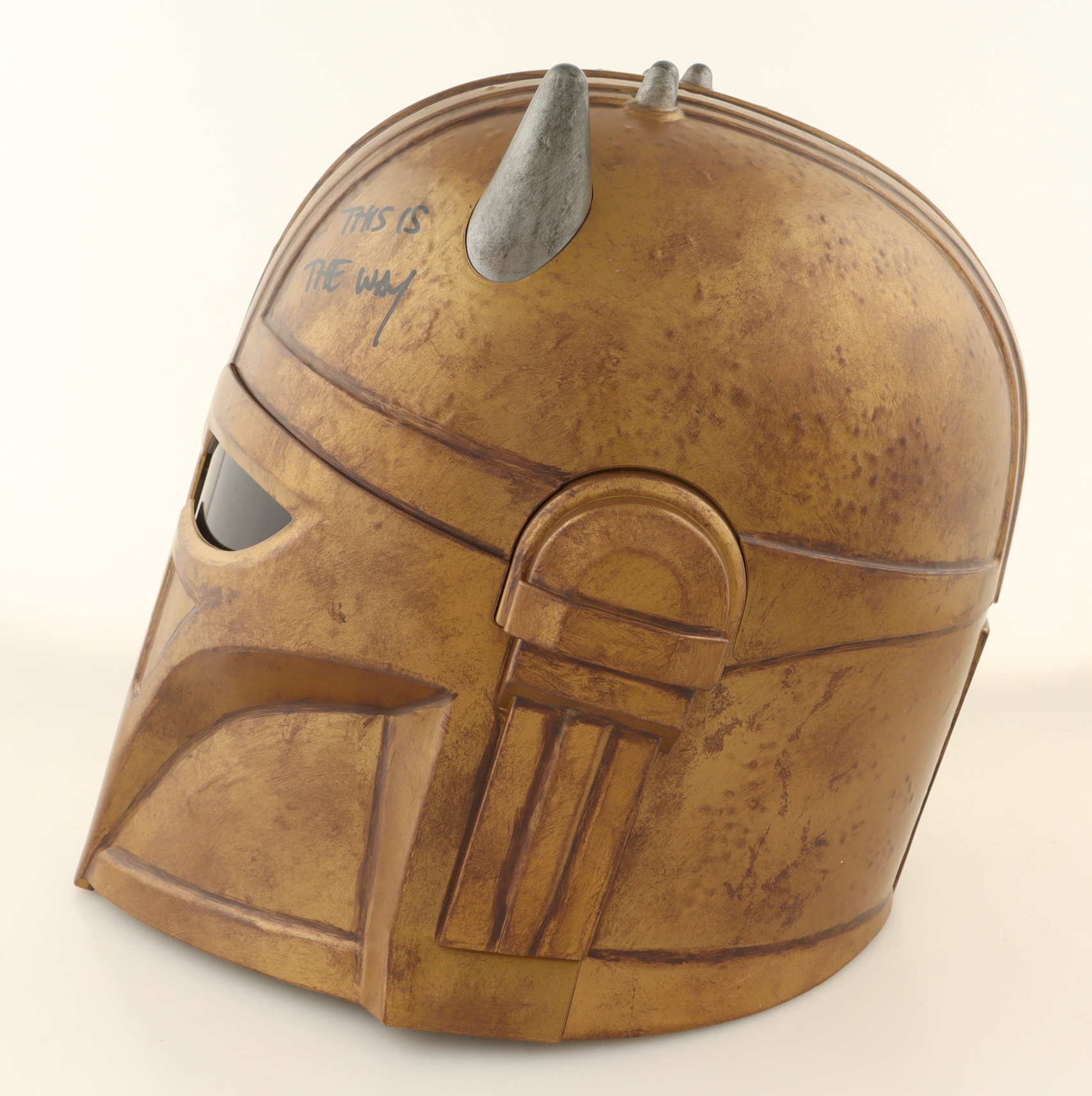 Emily Swallow Signed "Star Wars" Black Series The Armorer Helmet Inscribed "This Is the Way" (Celebrity Authentics) at PristineAuction.com Emily Swallow Signed "Star Wars" Black Series The Armorer Helmet Inscribed "This Is the Way" (Celebrity Authentics) at PristineAuction.com