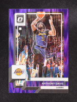 Anthony Davis 2022-23 Panini Donruss Optic Purple Shock Prizm #122 at PristineAuction.com