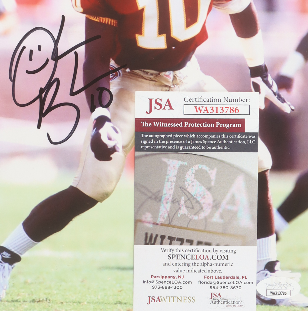 Derrick Brooks Signed Florida State Seminoles 8x10 Photo (JSA) at PristineAuction.com Derrick Brooks Signed Florida State Seminoles 8x10 Photo (JSA) at PristineAuction.com