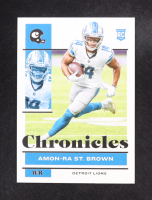 Amon-Ra St Brown 2021 Panini Chronicles #33 RC at PristineAuction.com