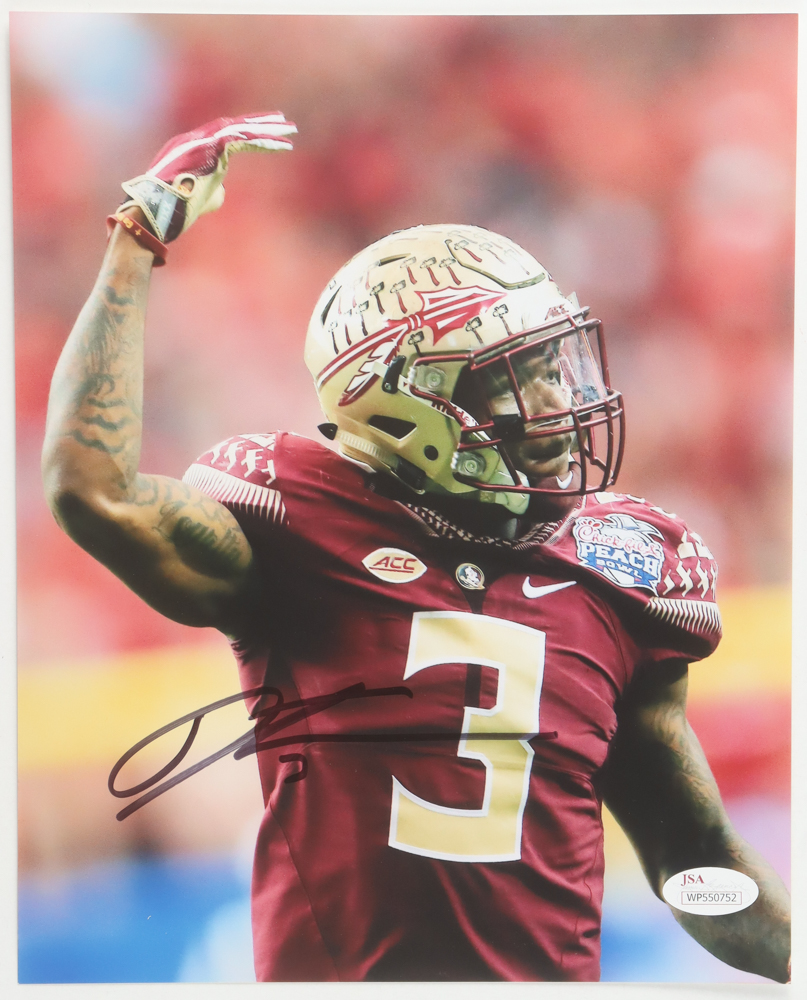 Derwin James Signed Florida State Seminoles 8x10 Photo (JSA) at PristineAuction.com Derwin James Signed Florida State Seminoles 8x10 Photo (JSA) at PristineAuction.com