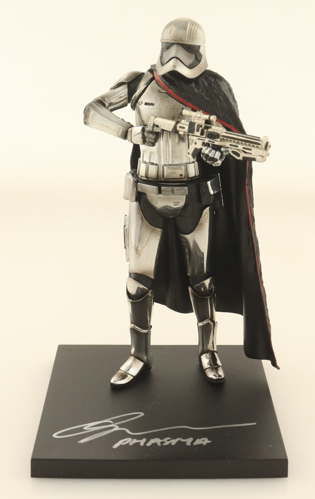 Gwendoline Christie Signed "Star Wars" Captain Phasma 1:10 Scale ArtFx+ Figure Inscribed "Phasma" (Celebrity Authentics) at PristineAuction.com Gwendoline Christie Signed "Star Wars" Captain Phasma 1:10 Scale ArtFx+ Figure Inscribed "Phasma" (Celebrity Authentics) at PristineAuction.com