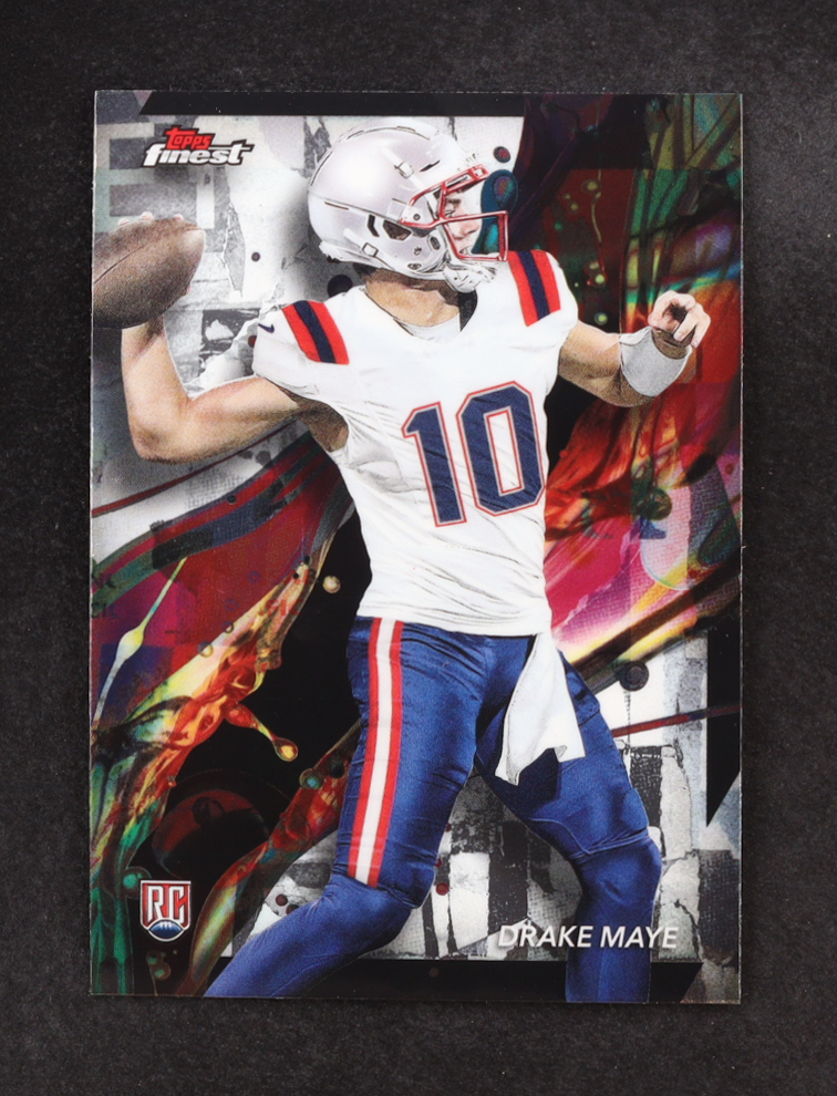 Drake Maye 2024 Topps Finest #62 RC at PristineAuction.com Drake Maye 2024 Topps Finest #62 RC at PristineAuction.com