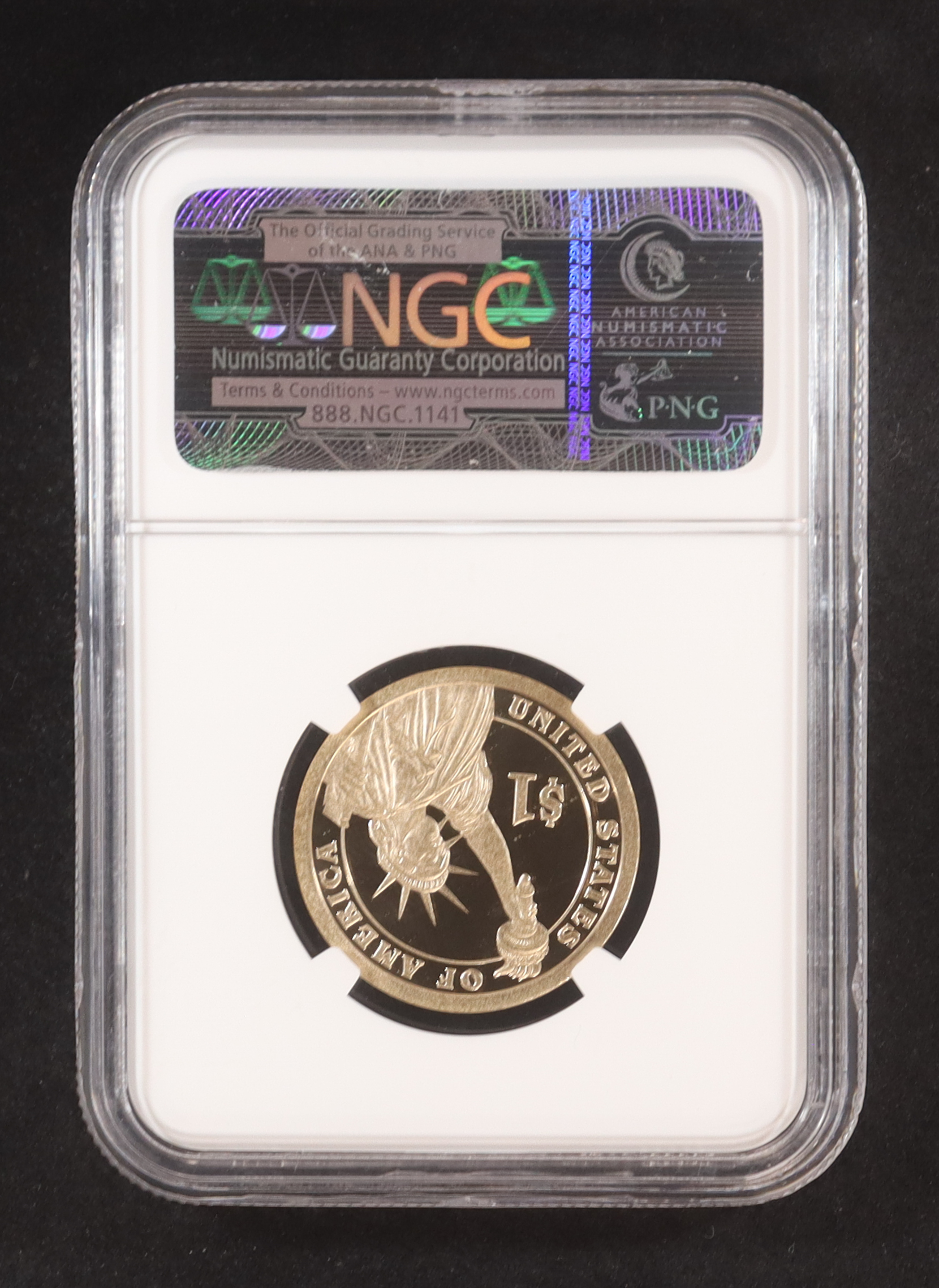 2013-S U.S. Proof Presidential $1 Dollar, Theodore Roosevelt 26th President (NGC PF70 ULTRA CAMEO) at PristineAuction.com 2013-S U.S. Proof Presidential $1 Dollar, Theodore Roosevelt 26th President (NGC PF70 ULTRA CAMEO) at PristineAuction.com