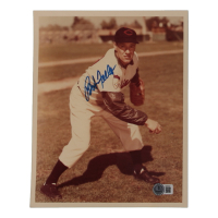 Bob Feller Signed Indians 8x10 Photo (Beckett) at PristineAuction.com