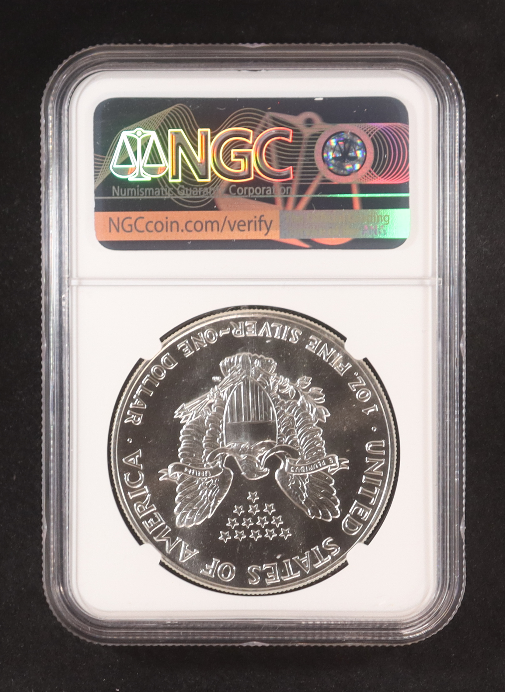 1988 American $1 Dollar Silver Eagle (NGC MS69) at PristineAuction.com 1988 American $1 Dollar Silver Eagle (NGC MS69) at PristineAuction.com