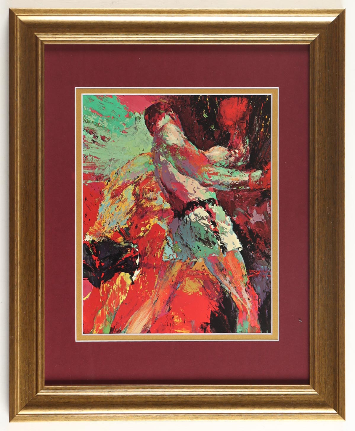 'Muhammad Ali" Custom Framed Leroy Neiman Art Print Display at PristineAuction.com 'Muhammad Ali" Custom Framed Leroy Neiman Art Print Display at PristineAuction.com