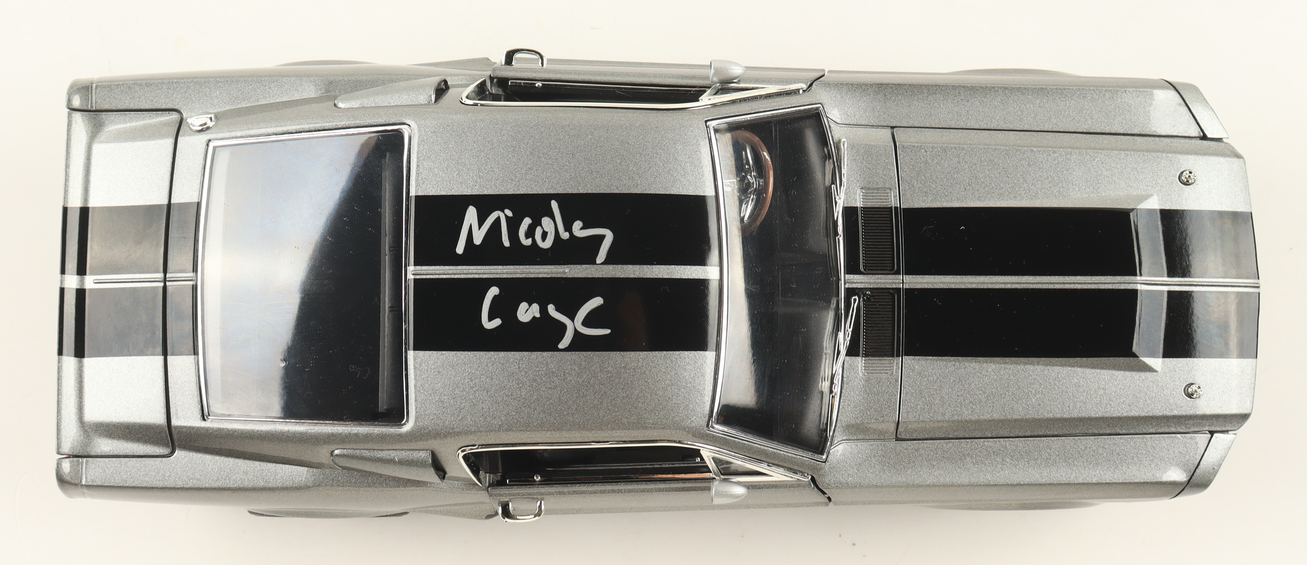 Nicolas Cage Signed "Gone in 60 Seconds" Eleanor 1967 Mustang 1:18 Scale Die-Cast Car (Celebrity Authentics) at PristineAuction.com Nicolas Cage Signed "Gone in 60 Seconds" Eleanor 1967 Mustang 1:18 Scale Die-Cast Car (Celebrity Authentics) at PristineAuction.com