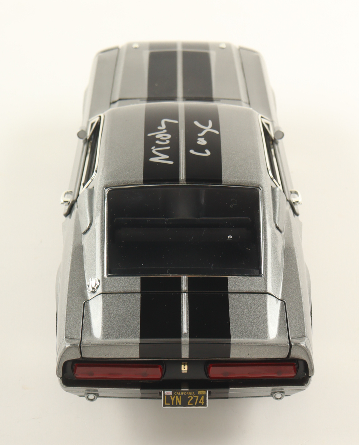 Nicolas Cage Signed "Gone in 60 Seconds" Eleanor 1967 Mustang 1:18 Scale Die-Cast Car (Celebrity Authentics) at PristineAuction.com Nicolas Cage Signed "Gone in 60 Seconds" Eleanor 1967 Mustang 1:18 Scale Die-Cast Car (Celebrity Authentics) at PristineAuction.com
