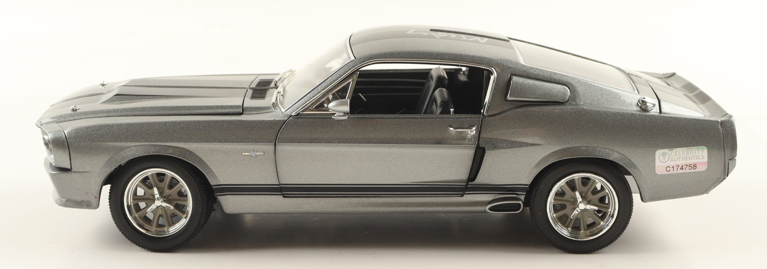 Nicolas Cage Signed "Gone in 60 Seconds" Eleanor 1967 Mustang 1:18 Scale Die-Cast Car (Celebrity Authentics) at PristineAuction.com Nicolas Cage Signed "Gone in 60 Seconds" Eleanor 1967 Mustang 1:18 Scale Die-Cast Car (Celebrity Authentics) at PristineAuction.com