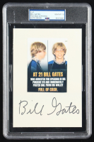 Bill Gates Signed 5x7 Cut (PSA | Auto 10) at PristineAuction.com