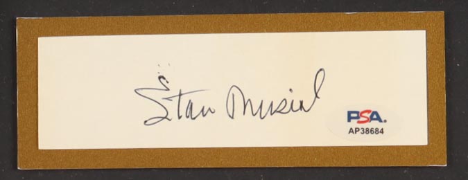 Stan Musial Signed Cut Cardinals Custom Framed Cut Display with Jersey & (3) World Series Pins (PSA) at PristineAuction.com Stan Musial Signed Cut Cardinals Custom Framed Cut Display with Jersey & (3) World Series Pins (PSA) at PristineAuction.com