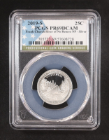 2019-S U.S. National Parks Quarter, Frank Church River of No Return - 90% Silver Deep Cameo Proof (PCGS PR69DCAM) at PristineAuction.com