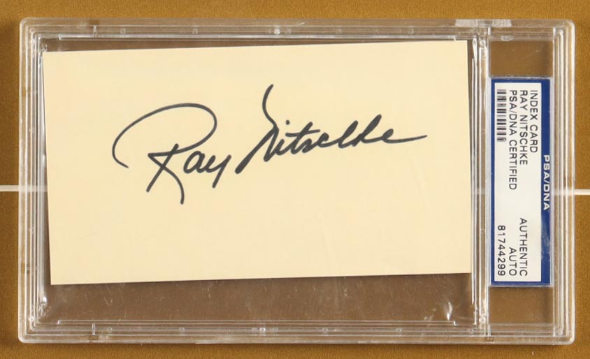 Ray Nitschke Signed Packers Custom Framed Neiman Lithograph Display (PSA) at PristineAuction.com Ray Nitschke Signed Packers Custom Framed Neiman Lithograph Display (PSA) at PristineAuction.com