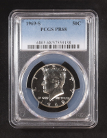 1969-S Kennedy 50C Half Dollar - 40% Silver Proof (PCGS PR68) at PristineAuction.com