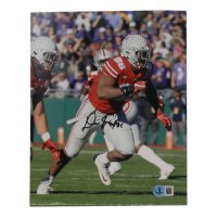 Dre'Mont Jones Signed Ohio State Buckeyes 8x10 Photo (Beckett) at PristineAuction.com