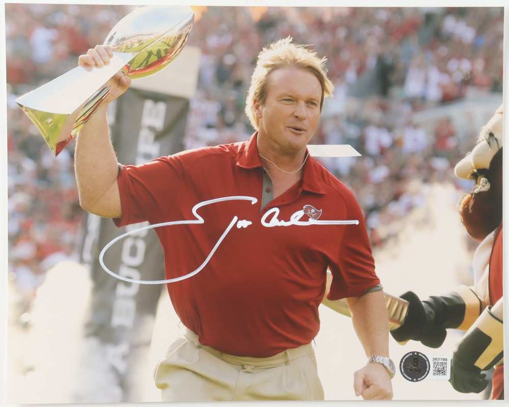 Jon Gruden Signed Buccaneers 8x10 Photo (Beckett) at PristineAuction.com Jon Gruden Signed Buccaneers 8x10 Photo (Beckett) at PristineAuction.com