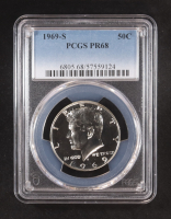 1969-S Kennedy 50C Half Dollar - 40% Silver Proof (PCGS PR68) at PristineAuction.com