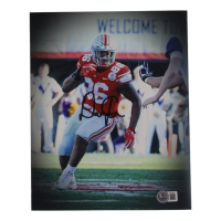 Dre'Mont Jones Signed Ohio State Buckeyes 8x10 Photo (Beckett) at PristineAuction.com