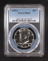1969-S Kennedy 50C Half Dollar - 40% Silver Proof (PCGS PR68) at PristineAuction.com