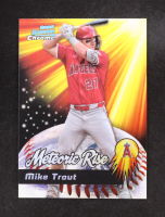 Mike Trout 2025 Bowman Chrome Meteoric Rise #MR-2 at PristineAuction.com