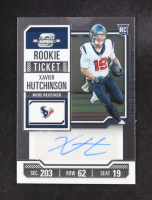 Xavier Hutchinson 2023 Panini Contenders Optic Rookie Ticket Auto #206 RC at PristineAuction.com