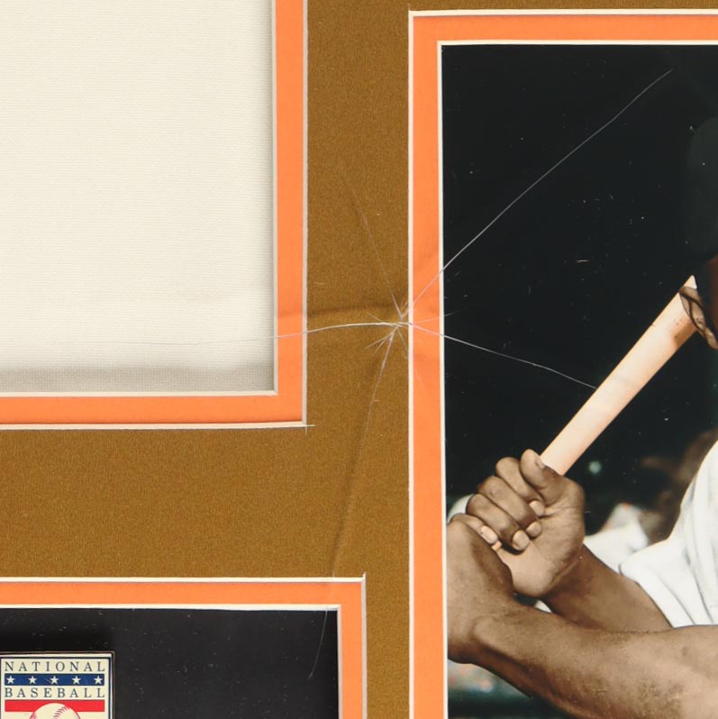 Willie Mays Signed Custom Framed Cut Display with Jersey with Hall of Fame Pin (PSA) at PristineAuction.com Willie Mays Signed Custom Framed Cut Display with Jersey with Hall of Fame Pin (PSA) at PristineAuction.com