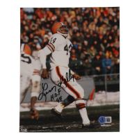 Leroy Kelly Signed Browns 8x10 Photo Inscribed "H.O.F 94" (Beckett) at PristineAuction.com