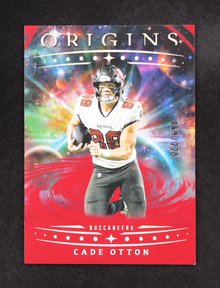 Cade Otton 2025 Panini Origins #94 #009/225 at PristineAuction.com Cade Otton 2025 Panini Origins #94 #009/225 at PristineAuction.com