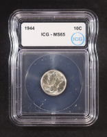 1944 Mercury 10C Silver Dime (IGC MS65) at PristineAuction.com