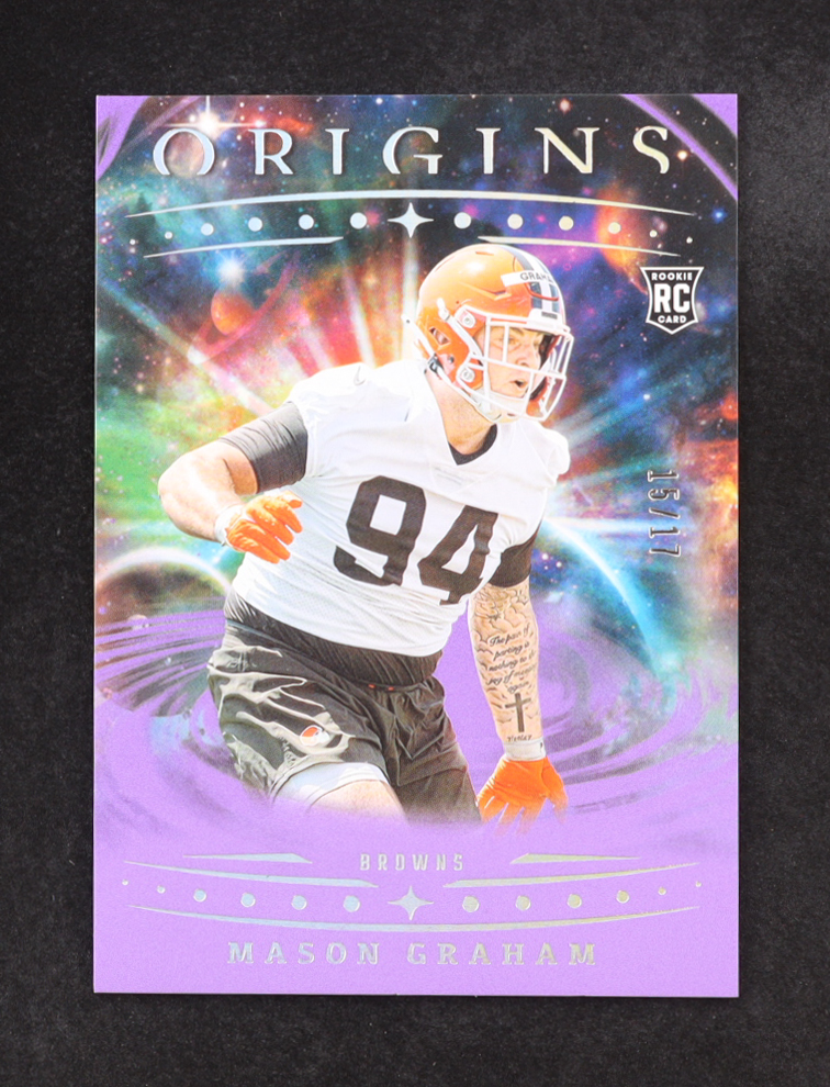 Mason Graham 2025 Panini Origins #106 RC #15/17 at PristineAuction.com Mason Graham 2025 Panini Origins #106 RC #15/17 at PristineAuction.com