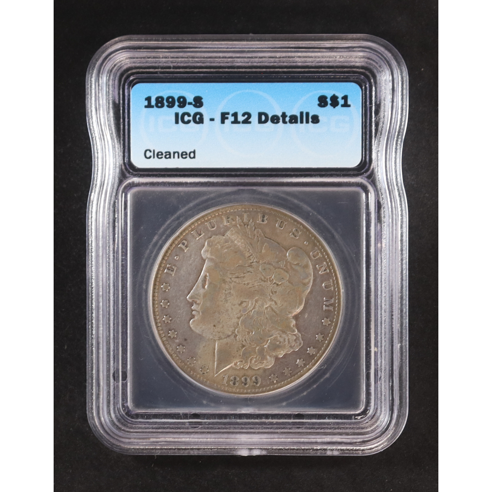 1899-S Morgan Silver $1 Dollar (ICG F12) at PristineAuction.com