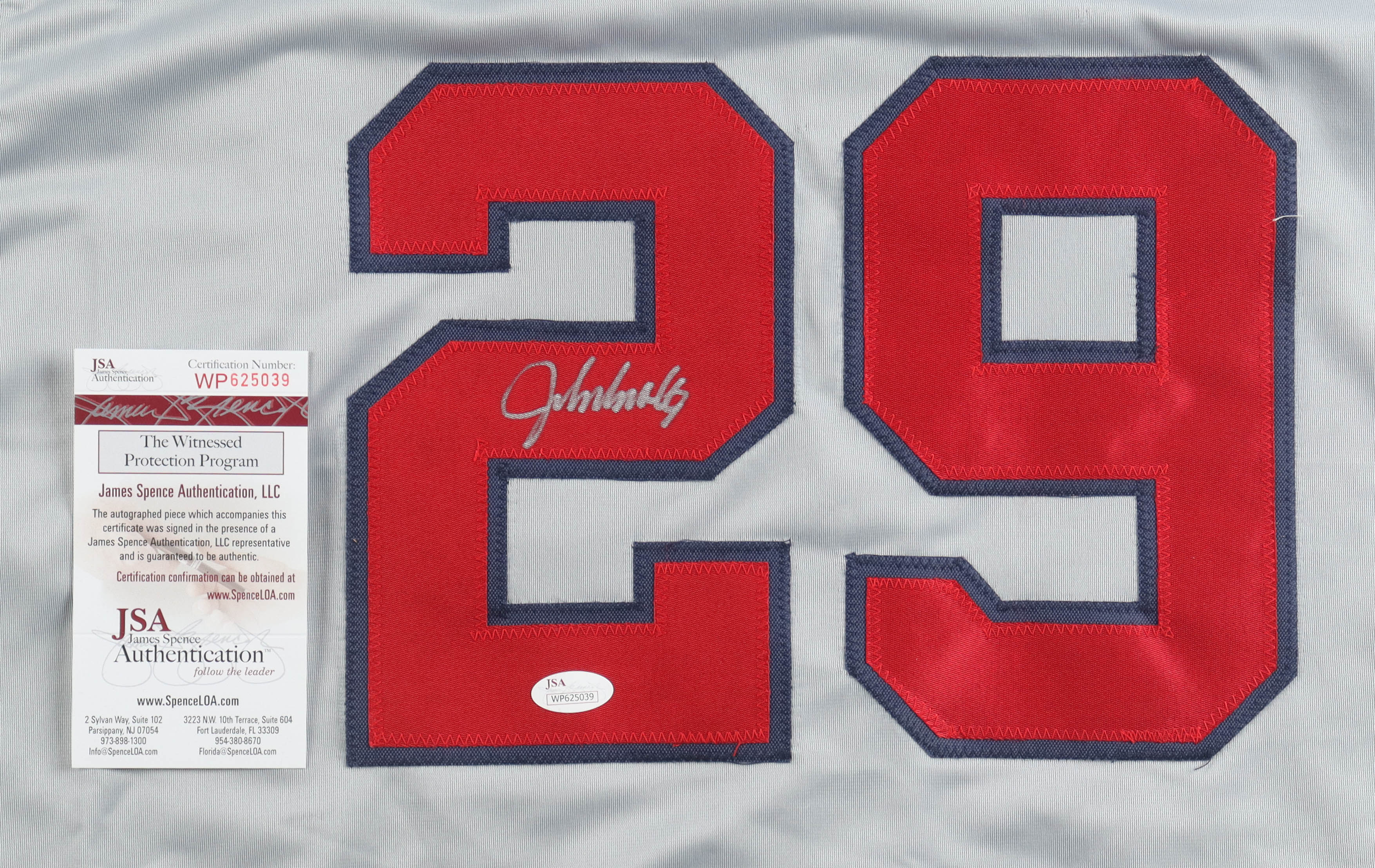 John Smoltz Signed Jersey (JSA) at PristineAuction.com John Smoltz Signed Jersey (JSA) at PristineAuction.com