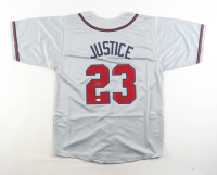 David Justice Signed Jersey (JSA) at PristineAuction.com