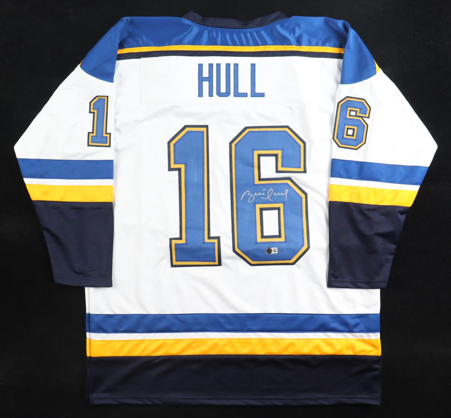 Brett Hull Signed Jersey (Beckett) at PristineAuction.com Brett Hull Signed Jersey (Beckett) at PristineAuction.com