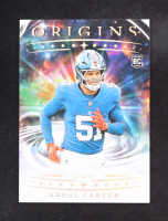 Abdul Carter 2025 Panini Origins #112 RC at PristineAuction.com