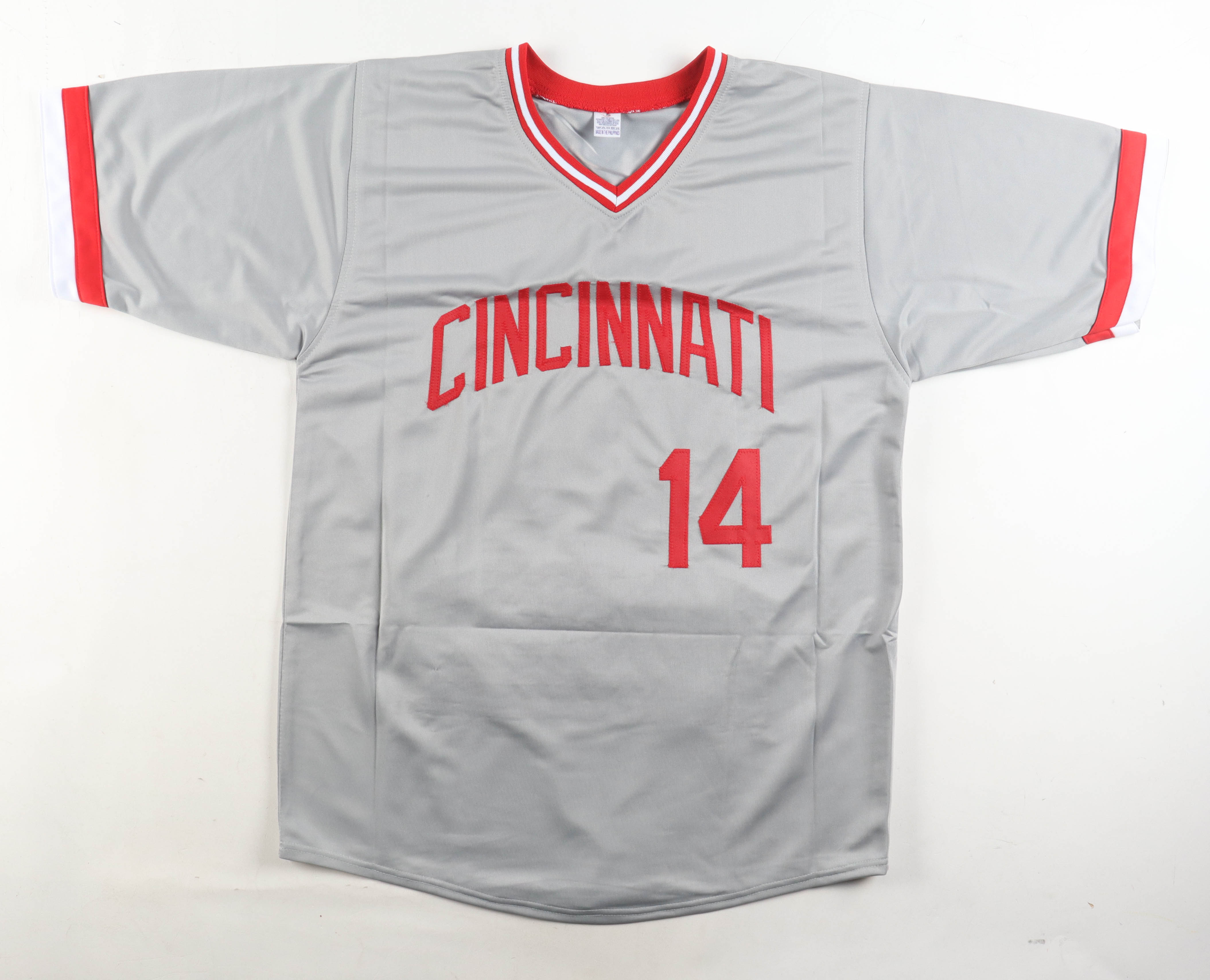 Pete Rose Signed Career Highlight Stat Jersey (JSA & Rose) at PristineAuction.com Pete Rose Signed Career Highlight Stat Jersey (JSA & Rose) at PristineAuction.com