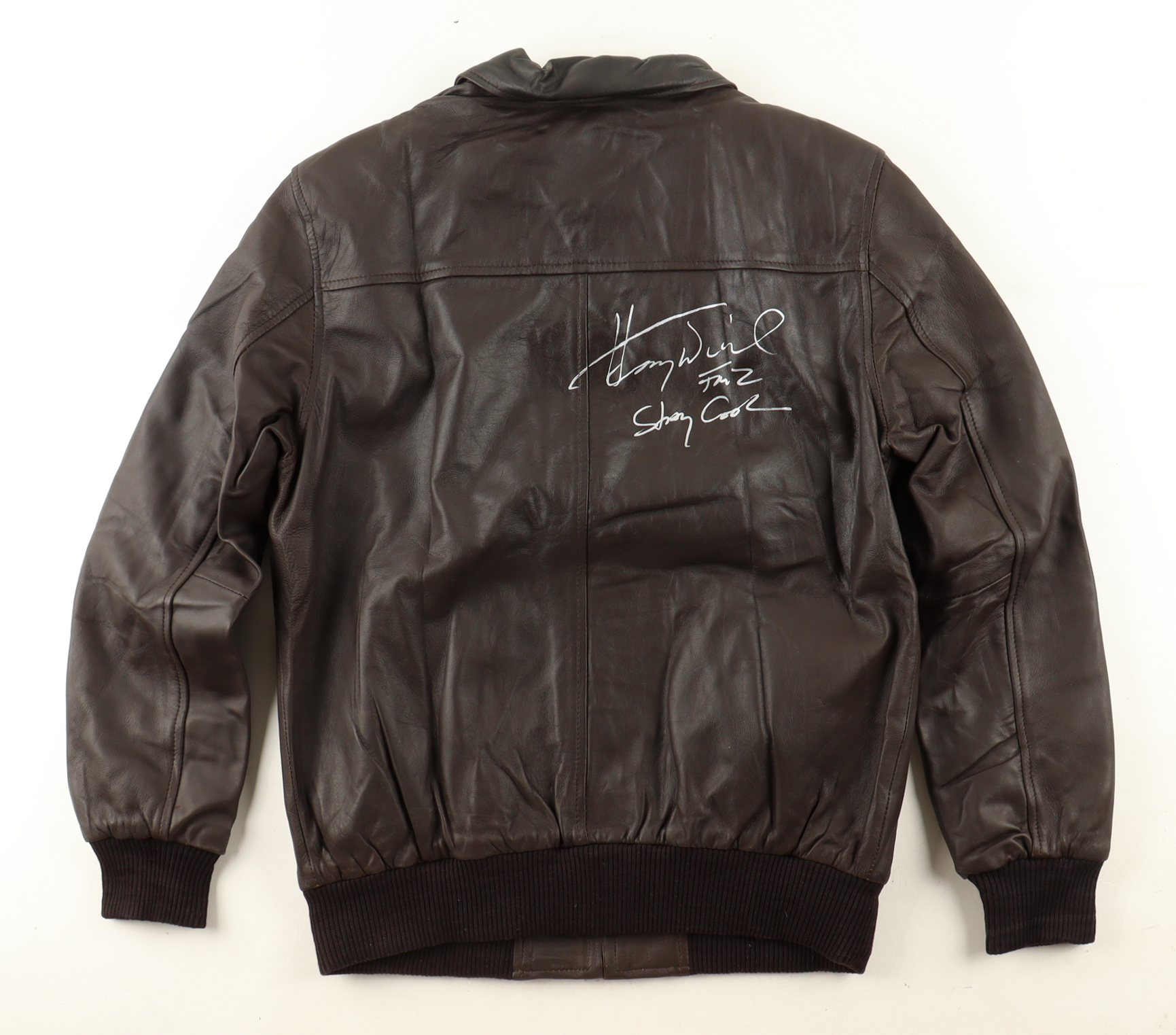Henry Winkler Signed "Happy Days" Leather Jacket Inscribed "Fonz" & "Stay Cool" (Celebrity Authentics) at PristineAuction.com Henry Winkler Signed "Happy Days" Leather Jacket Inscribed "Fonz" & "Stay Cool" (Celebrity Authentics) at PristineAuction.com