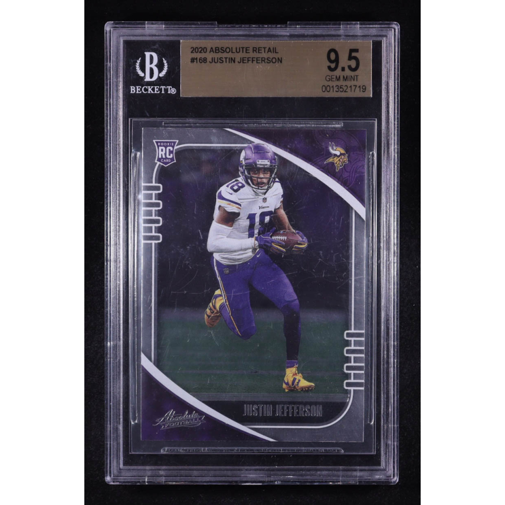 Justin Jefferson 2020 Absolute Retail #168 RC (BGS 9.5) at PristineAuction.com