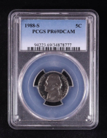 1988-S Jefferson Nickel (PCGS PR69DCAM) at PristineAuction.com