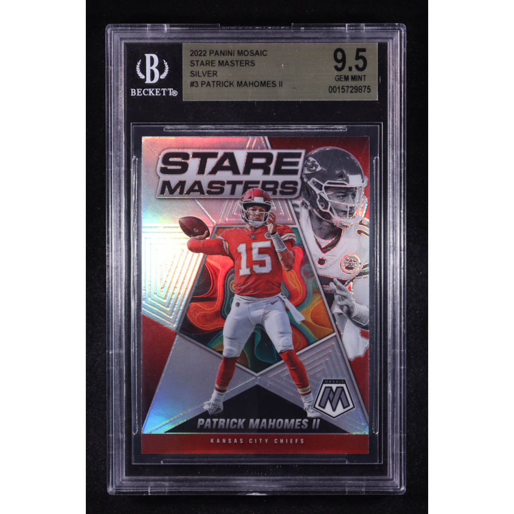 Patrick Mahomes II 2022 Panini Mosaic Stare Masters Silver #3 (BGS 9.5) at PristineAuction.com