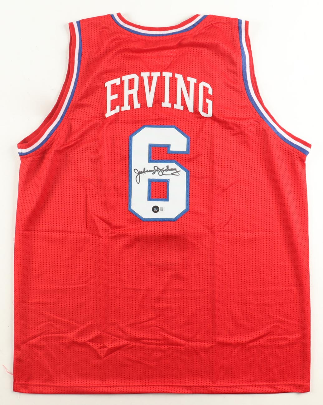 Julius "Dr. J" Erving Signed Jersey (Beckett) at PristineAuction.com Julius "Dr. J" Erving Signed Jersey (Beckett) at PristineAuction.com