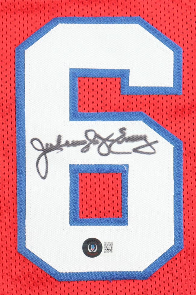 Julius "Dr. J" Erving Signed Jersey (Beckett) at PristineAuction.com Julius "Dr. J" Erving Signed Jersey (Beckett) at PristineAuction.com