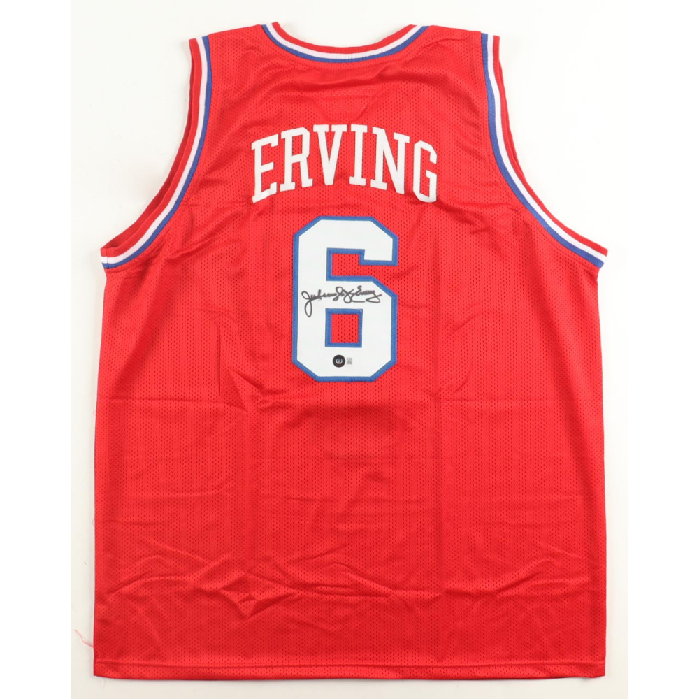 Julius "Dr. J" Erving Signed Jersey (Beckett) at PristineAuction.com