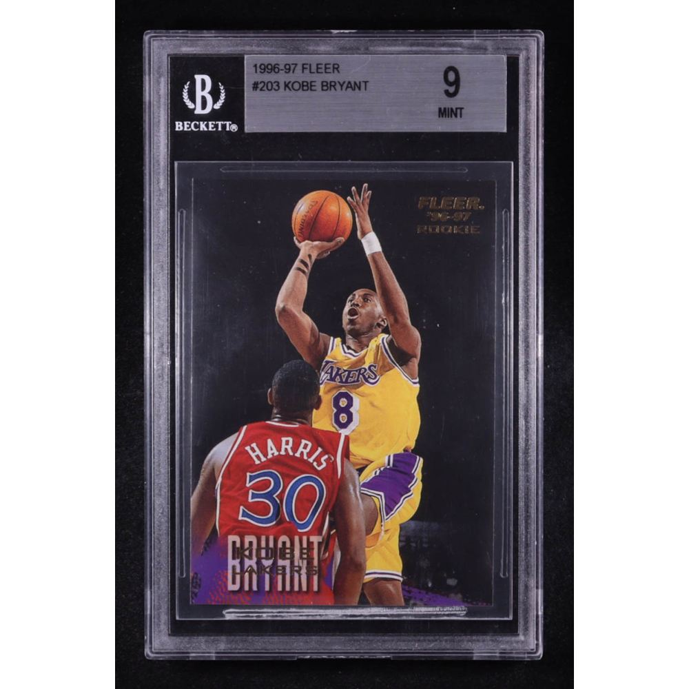 Kobe Bryant 1996-97 Fleer #203 RC (BGS 9) at PristineAuction.com